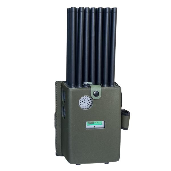 New design 21 antennans portable signal jammer blocking WIFI 6E and mobile phone 2G, 3G, 4G, 5G and GPS, WIFI, UHF, VHF, RF,LOJACK signals with new