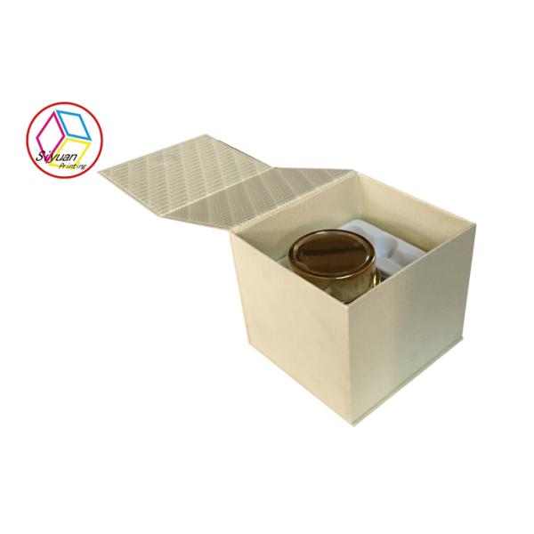Matte Varnish Cosmetic Gift Box Membrane Surface With PVC Insert