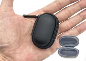 Quality Silk - Screen Logo EVA Headphone Case With Carabiner / Mini Travel Bag Organizer for sale