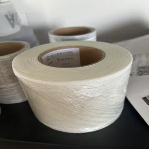 China 40g/M2 Polyester Tissue Of White Color Strong Tensile Strength Smooth Surface For FRP Pultrusion Profile And GRP Pipe Liner on sale