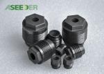 External Hexagon Tungsten Carbide Thread Nozzle High Precision For Oil Field
