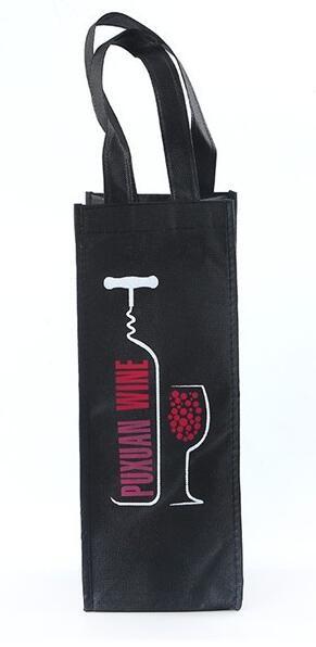 Promotional Custom Logo Printed Non Woven Bag, Non Woven Shopping Bag, Factory price rpet non woven bag black woven bag