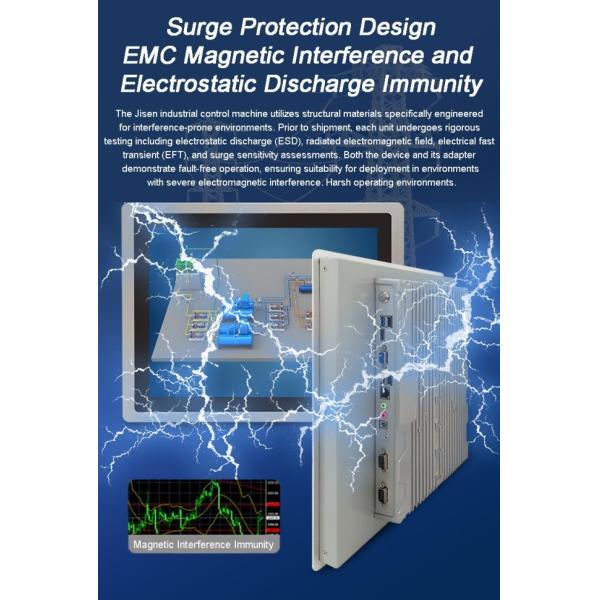 3mm Slim Bezel Aluminum Frame 15-inch Industrial All-in-one Computer Fanless Panel PC with Resistive Touch Screen True Flat X86