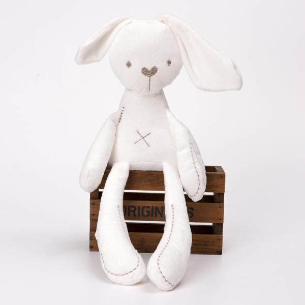 Quality Lightweight Cute Plush Dolls Rabbit Shape Custom Printed Stuffed Animals for sale