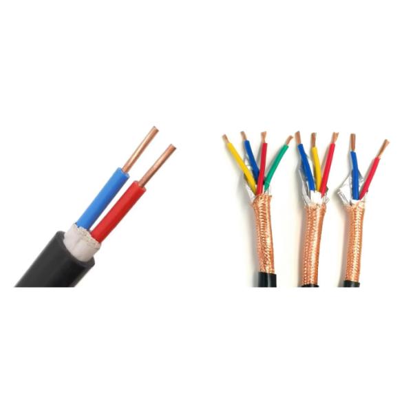 Copper Wire Braided Shielded Control Cable KVVP NYCY Flame-retardant CU/PVC/CWS/PVC Cables