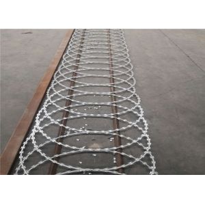 BTO-30 BTO-28 Barbed Flat Wrap Razor Wire With Clips