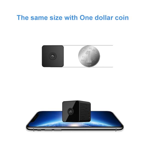 Mini indoor 1080P small button battery Power Audio pick up function 2.0MP surveillance battery camera