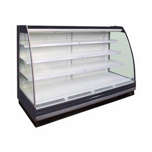 China Semi Multideck Refrigerated Showcase With 3 Layers Adjustable Shelving on sale