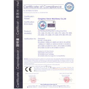 Cangzhou Gerun Machinery Co.,Ltd Certifications