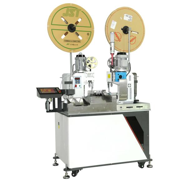 Double End 3.96mm Wire Terminal Crimping Machine Full Auto High Precision