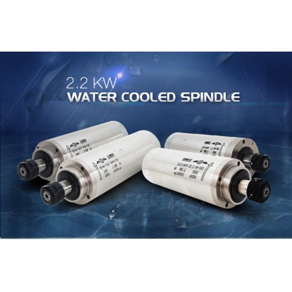 80mm Diameter GDZ85-2.2 2.2kw Water Cooled Spindle Motor for CNC Wood Router Machine