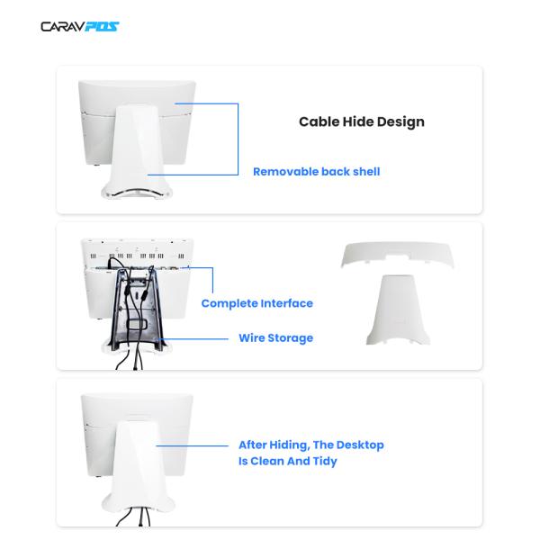 1024x768 PCAP 4G DDR 3 Windows POS System 15" TFT LED 300nits