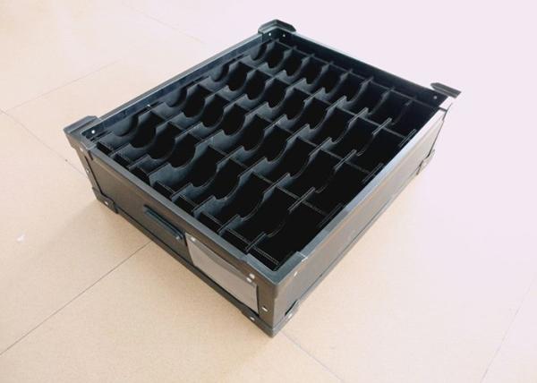 Buy Stackable Antistatic ESD Plastic Components Box With Plastic Divider And Handles at wholesale prices