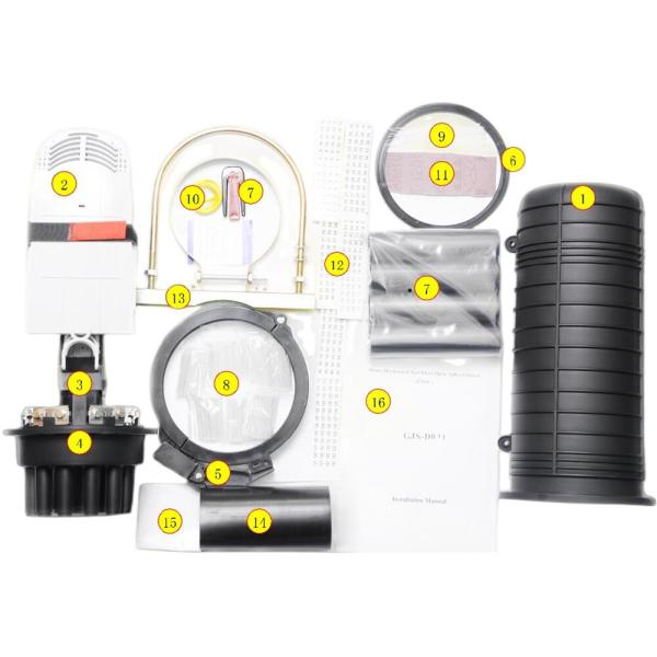 IP68 24 Core Dome Splice Closure Outdoor 48 Core 72 Core 96 Core 144 Core