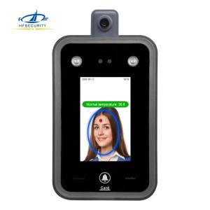 China HFSecurity RA06T Color Camera Body Temperature Camera Thermometer Biometrics Face Recognition Attendance For Employee on sale