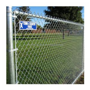 Quality 25*25mm 50*50mm 60*60mm 80*80mm Open Size Chain Link Fence with Galvanized PVC Coated for sale