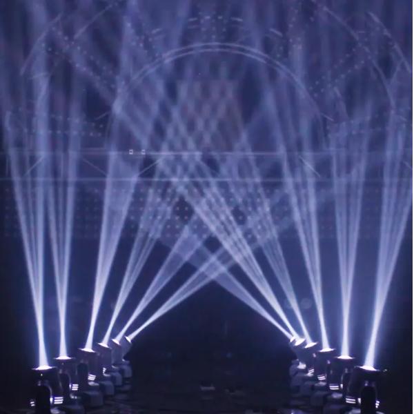 150W LED Beam Moving Head Light DMX512 7R Stage Effect Lighting with Remote Controller