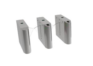 China Brushless Motor RGB LED Indicator Flap Barrier Gate SS304 Cabinet on sale