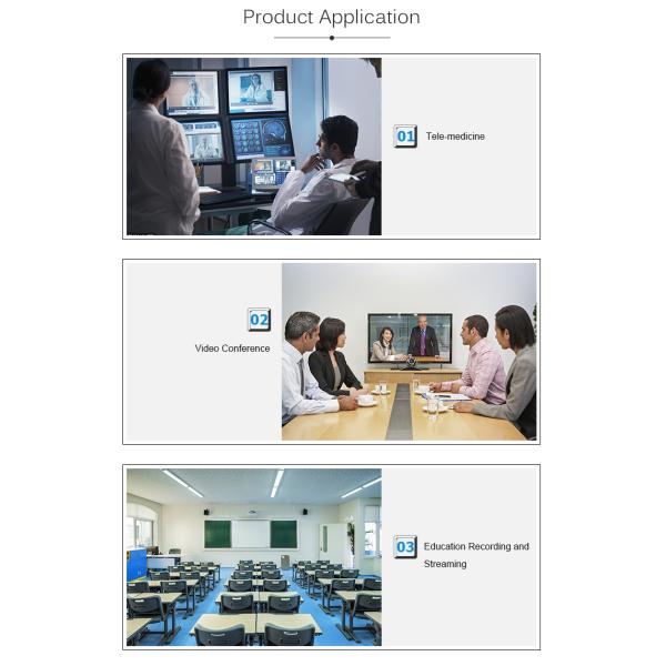 Ethernet Interface 12x Zoom 1080P HDMI SDI Output PTZ Video Conference Camera