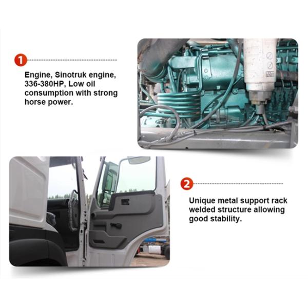 CCC HOWO 12 Wheels Side Tipper Trucks With Air Condition