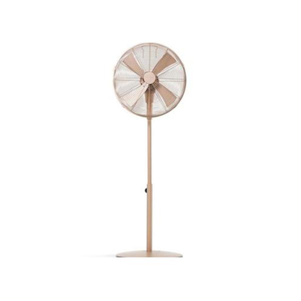 Brushed Nicked 110V Retro Floor Fan Three Speed Control Knob / Pedestal Cooling Fan