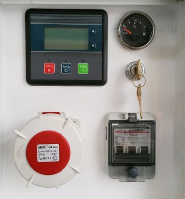 Truck or Trailer Underslung Genset Diesel Generator for Reefer Container 460/230V Rated Voltage 60 Hz Frequency