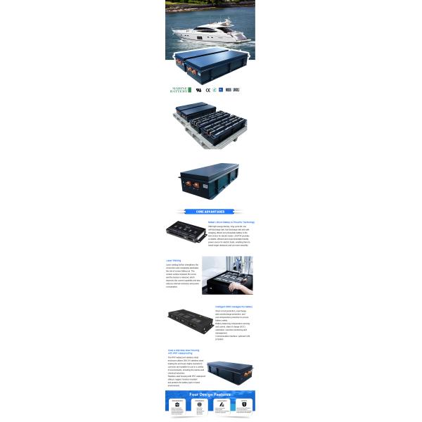 OEM ODM LiFePO4 lithium battery pack customized 96v 300ah for electric boat marine EV Electric Boat/Yacht