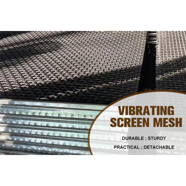 Galvanized Double Crimp Woven Wire Screen Mesh for Corrosion Resistant Mine Sieving