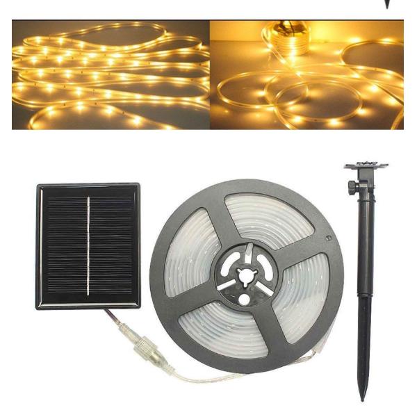 2m length IP44 Patio Solar String Lights Outdoor Waterproof with Self Adhesive tape