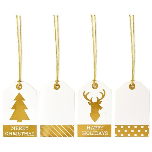 Custm Children'S Christmas Gift Tags Personalized Printable With String Holiday Decoraction