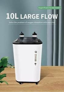Quality 96% 10 Litre Dual Flow Portable Poc Oxygen Concentrator For Travel 5lpm 10 Lpm for sale