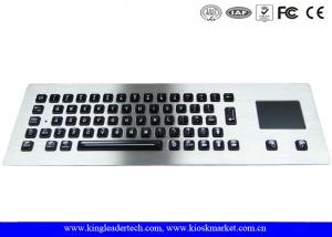 China Illuminated industrial pc keyboard with integrated Touchpad , ruggedized keyboard on sale