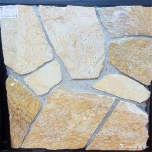 China Cement / Concrete Backed Natural Stone Wall Cladding Panel Moisture Resistant on sale