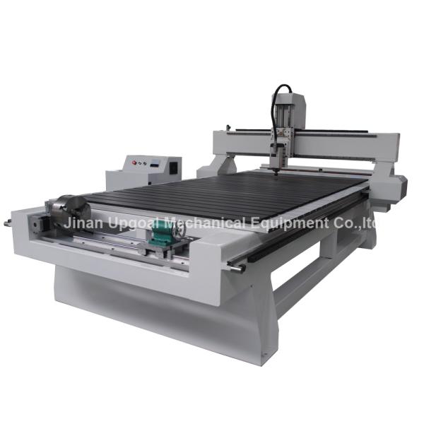 Buy 4 Axis CNC Wood Engraving Machine with Rotary Axis Fixed in X-axis at wholesale prices