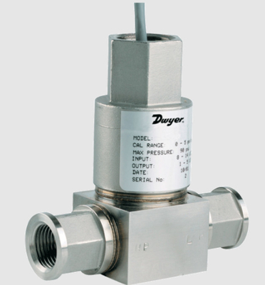 Dwyer 636D Fixed Range Differential Pressure Transmitter 316L SS