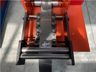 Metal Sheet Omega Furring Channel Roll Forming Machine Featuring Hydraulic Cutting and PLC Control Box for Omega Profile Manufacturing