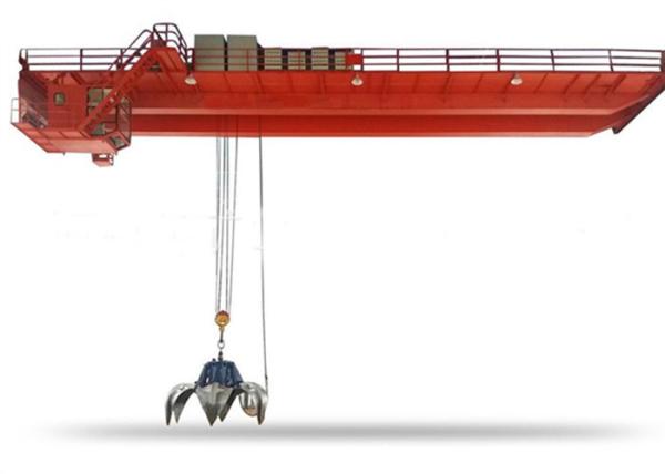Buy Anti Explosion 75t QB Double Beam Overhead Crane With Grab at wholesale prices