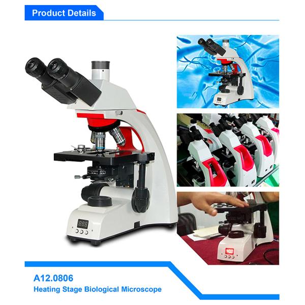 A12.0806 OPTO EDU Heating Stage Biological Microscope 195 Plan Achromatic Objective