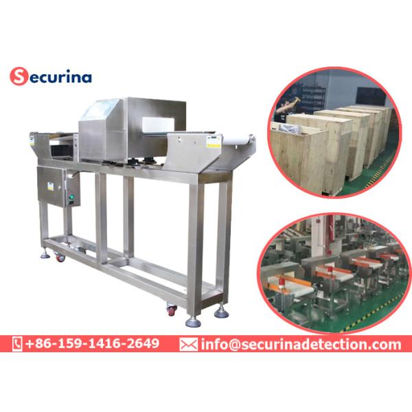 Digital Auto Metal Detector , Industrial Metal Detector Conveyor With Audible Visual Alarm Modes