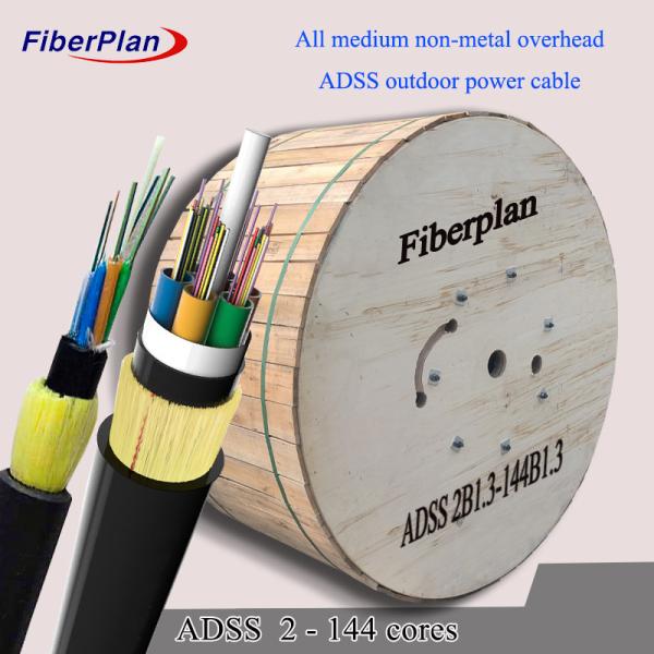 Waterproof And Crush Resistant ADSS Fiber Optic Cable