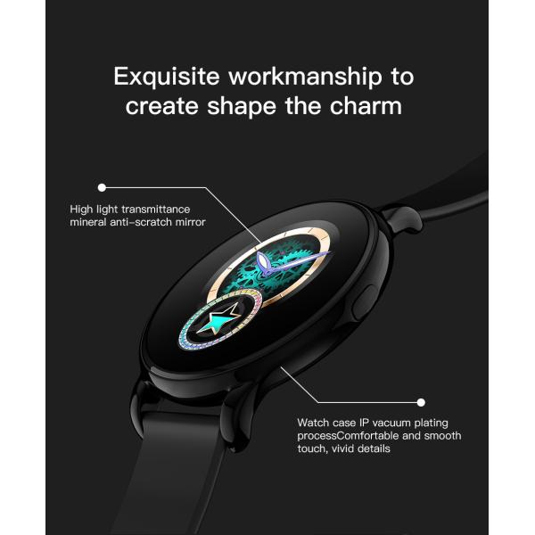 Music Playing Bluetooth IOT Devices GPS Track IPS Screen 1.1in For Women Girls