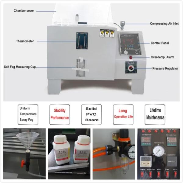 Programmable Used Corrosion Testing Machine , Salt Spray Test Chamber