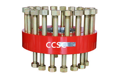 Forged Christmas Tree Valve Parts , Double Studded Adapter Flange API 6A Approved