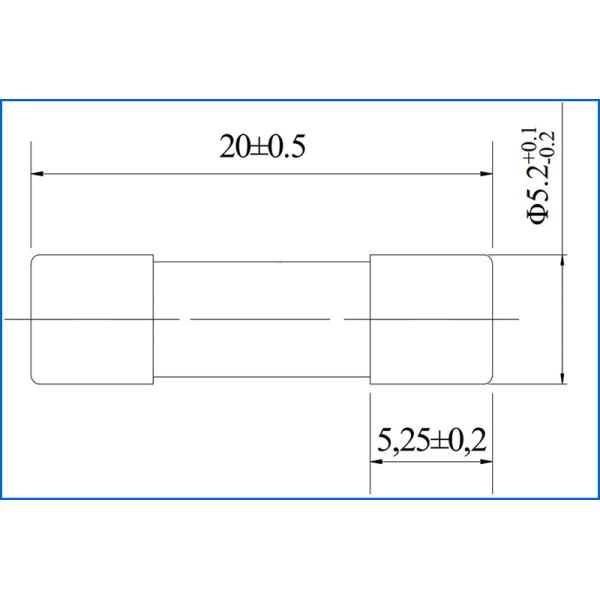 High Breaking Capacity 5x20mm Time Lag Cartridge Fuse Link 5242100203C 10A 250V