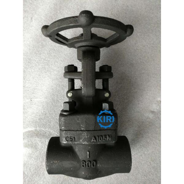 A105N Material High Pressure Gate Valve , Socket Weld Gate Valve Modular Design