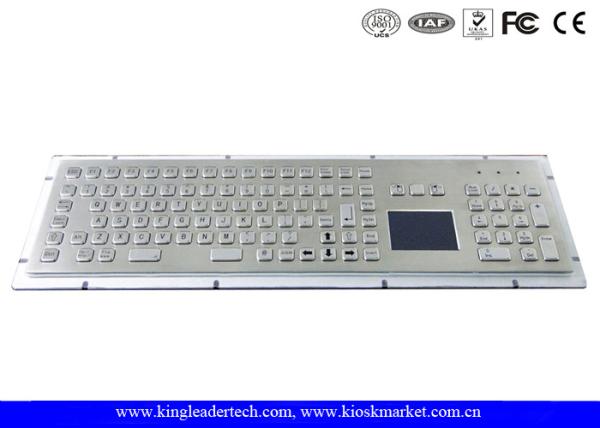 Buy IP65 Rugged Kiosk Metal Industrial Keyboard With Touchpad Function Keys And Number Keypad at wholesale prices