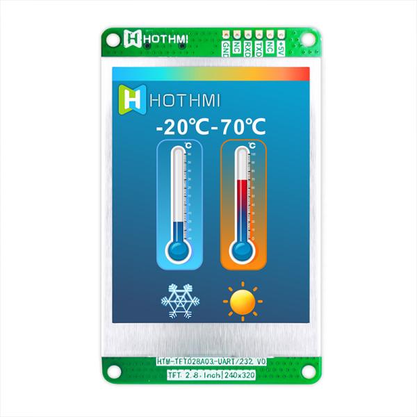 2.8 Inch UART Display Module , 240x320 Intelligent Display Modules