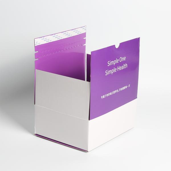 Corrugated Mailer Box Easy to Open and Close Eco-friendly Boxes with Zipper Design