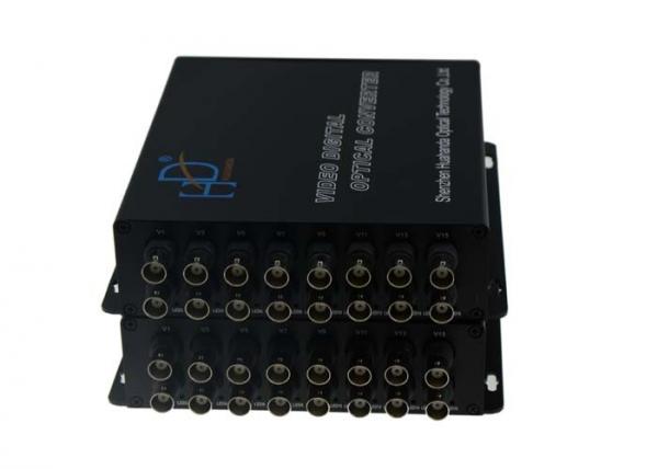 Buy Video To Fiber Optic Converter 16 Channel , Cctv Camera Video Converter at wholesale prices