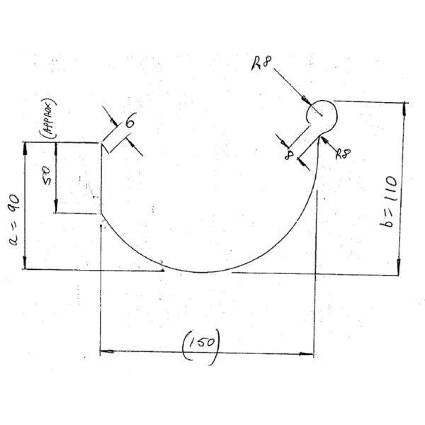 Professional Quad Gutter Roll Forming Machine For YX90-150 Profile